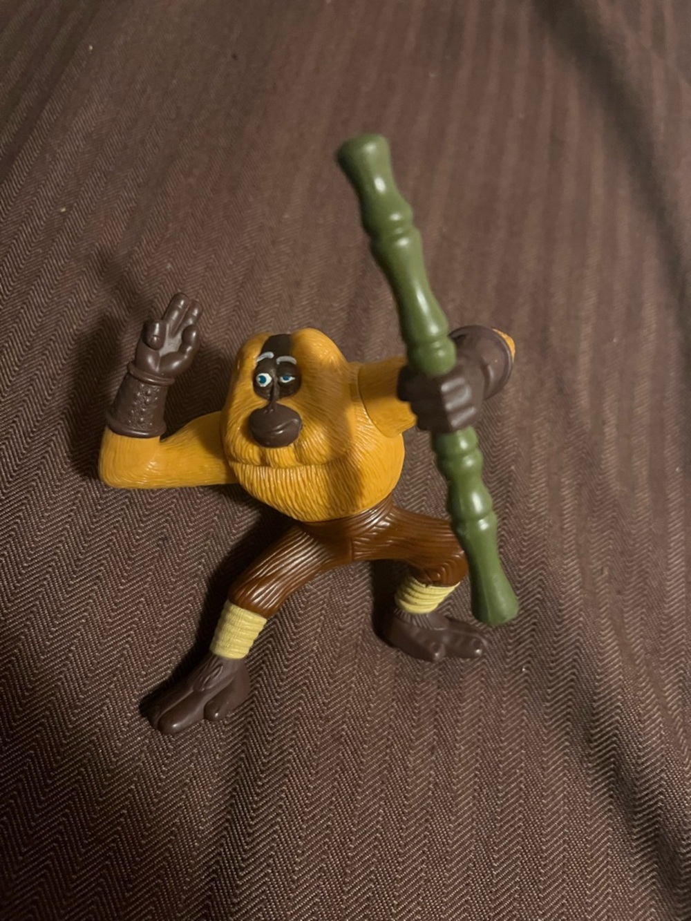 Kung Fu Panda MASTER MONKEY McDonald's Happy Meal Toy 2008 Twirling Stick